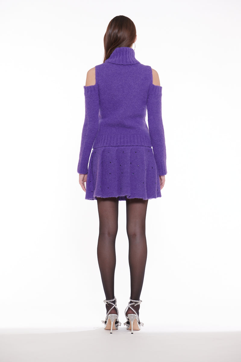 PULLOVER IN ALPACA CON CRISTALLI