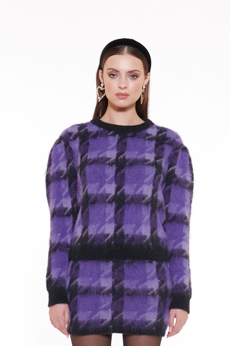 PULLOVER JACQUARD IN ALPACA