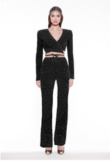 PANTALONI IN LUREX