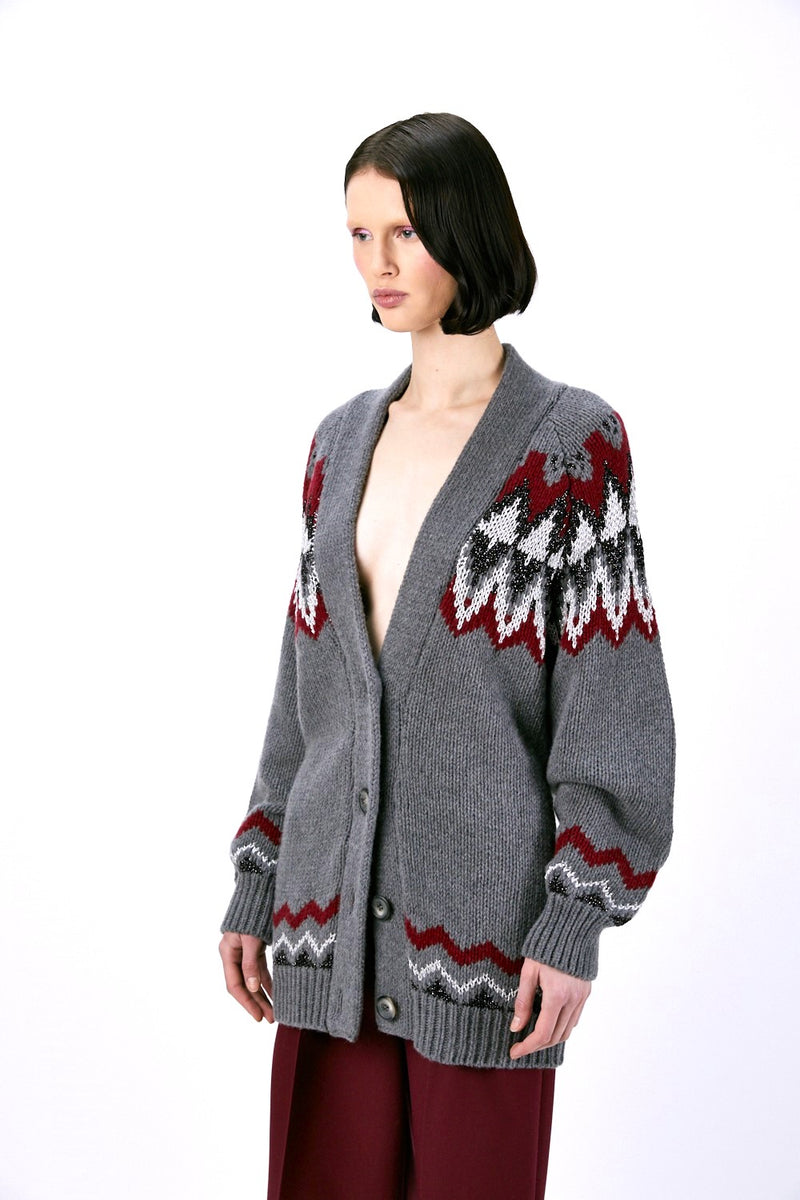 CARDIGAN JAQUARD