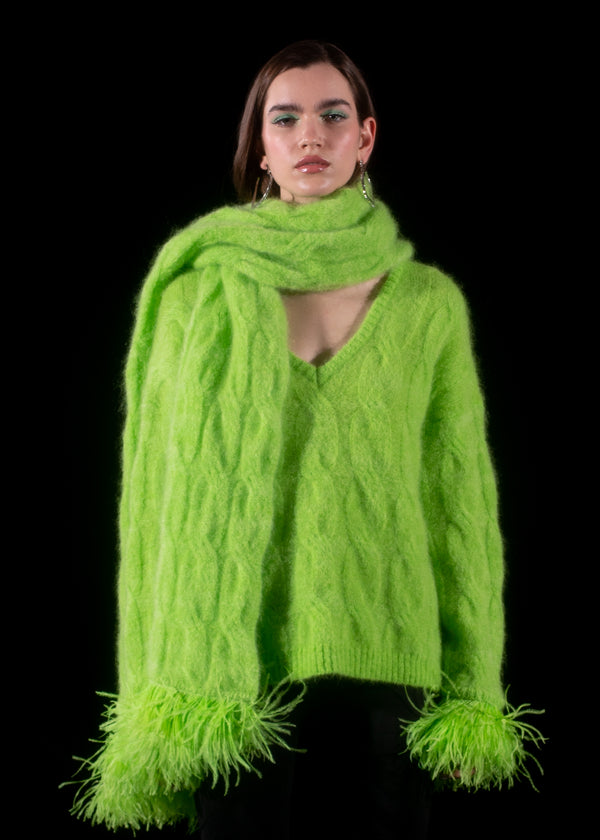SCIARPA IN MOHAIR